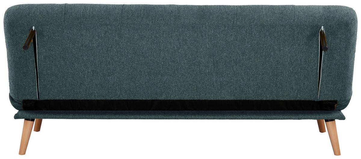 Fotelja Urbino - prirodne boje/plava, Moderno, drvo/tekstil (188/84/87cm) - Mömax