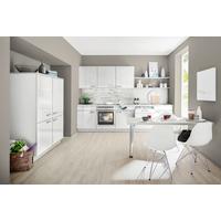 Einbauküche Lux in Hellgrau ca. 120x300cm - Edelstahlfarben/Hellgrau, MODERN, Holzwerkstoff/Metall (120/300cm) - Nolte Küchen