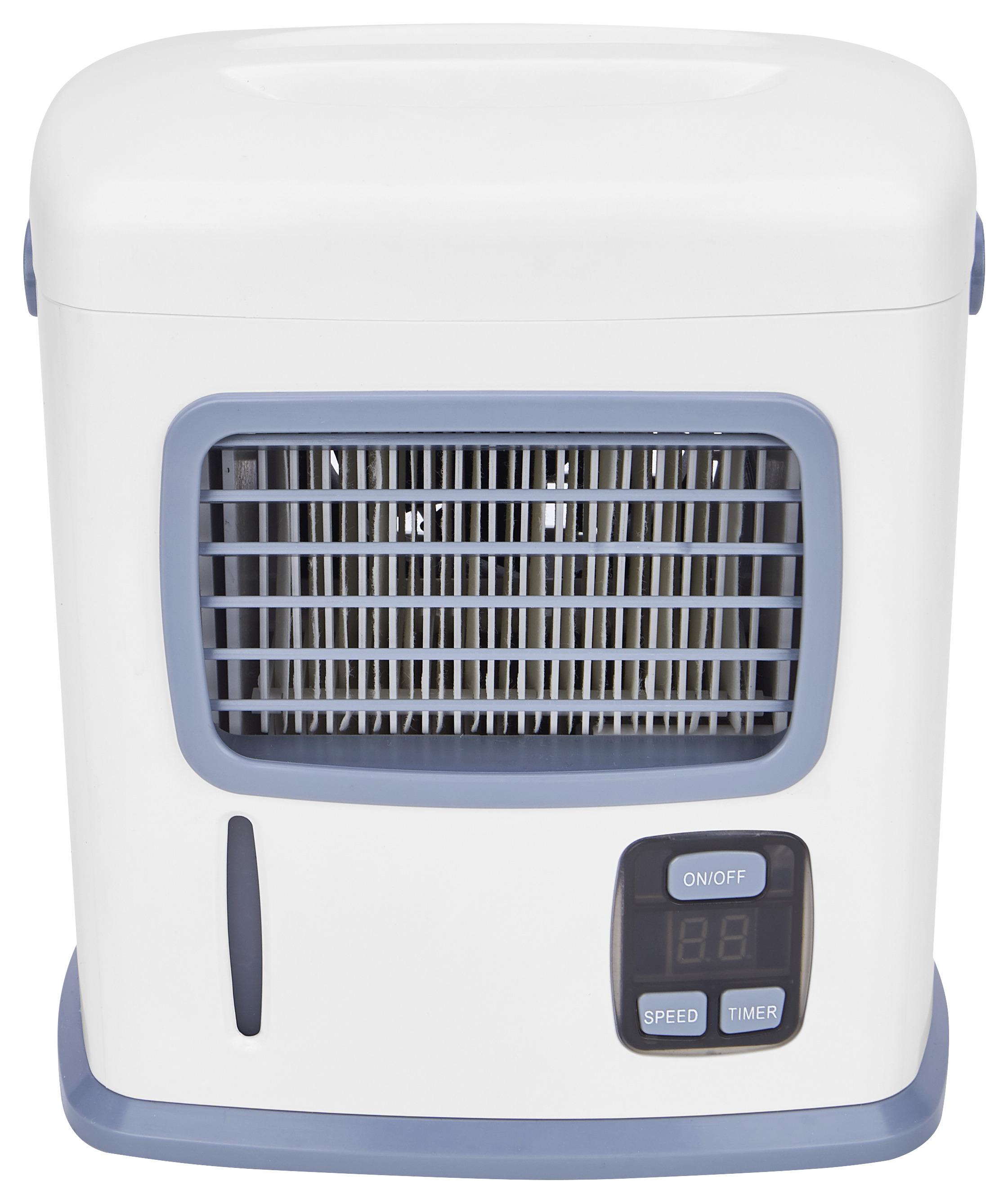 Luftkühler Tolly max. 3-5 Watt - Weiß/Grau, Kunststoff (17,7/19,5/12,35cm) - Insido