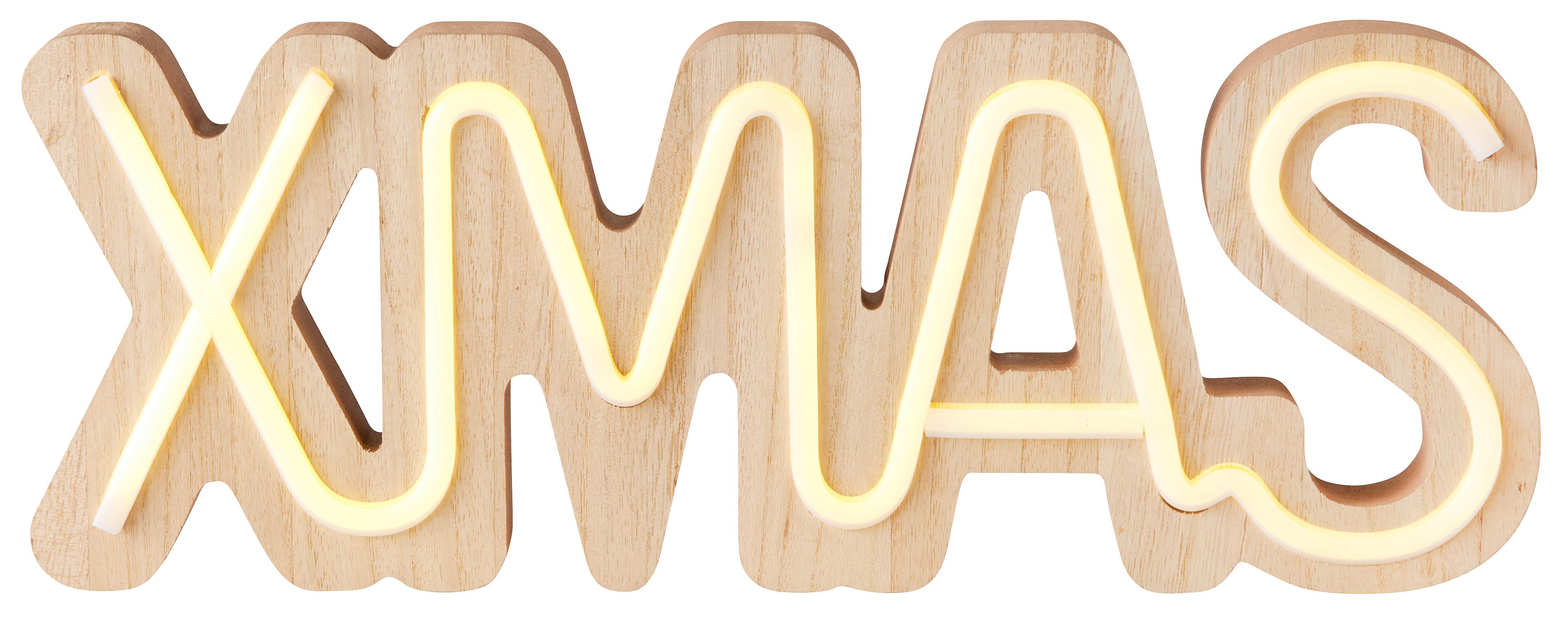 lampe décorative LED in Nussbaumfarben max. 1 Watt - couleur de noyer, Modern, matériau de bois (40/3/15cm) - Premium Living