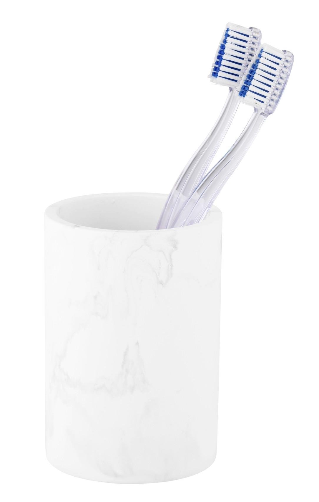 KUBEK DO MYCIA ZĘBÓW BALATRO - biały, Konventionell, materiały naturalne (8/10,5/8cm) - Schöner Wohnen