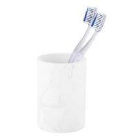 KUBEK DO MYCIA ZĘBÓW BALATRO - biały, Konventionell, materiały naturalne (8/10,5/8cm) - Schöner Wohnen