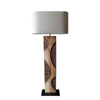 Stoječa Svetilka Acacia - črna/bela, Design, kovina/tekstil (40/171/20cm) - P & B