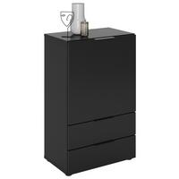 Kommode in Schwarz - Schwarz, MODERN, Holzwerkstoff (50/81/32cm) - Mömax