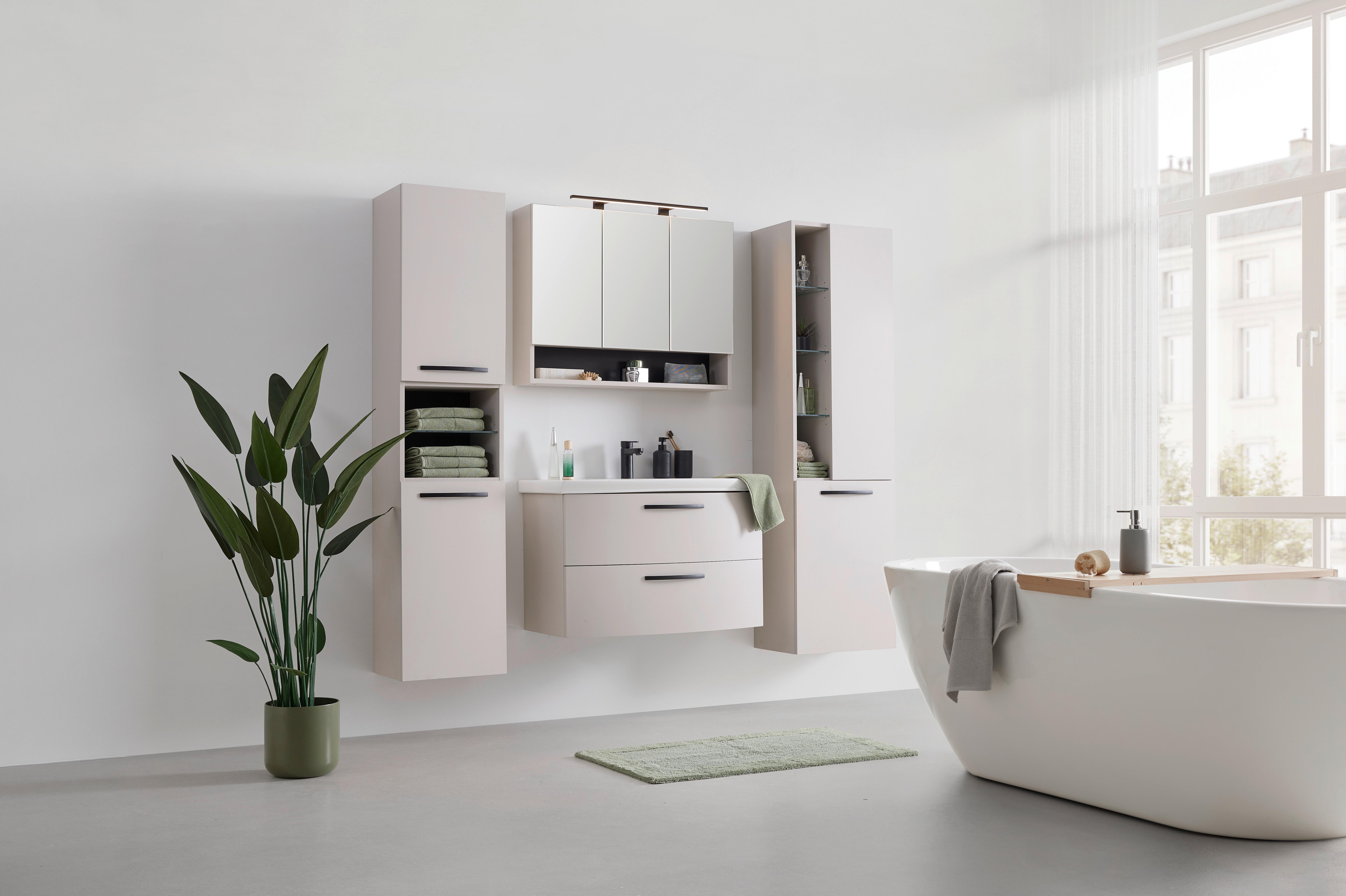 SPEGELSKÅP FLORENZ -EXKLUSIV- - kashmir, Modern, trämaterial (90/70/20cm) - Mömax