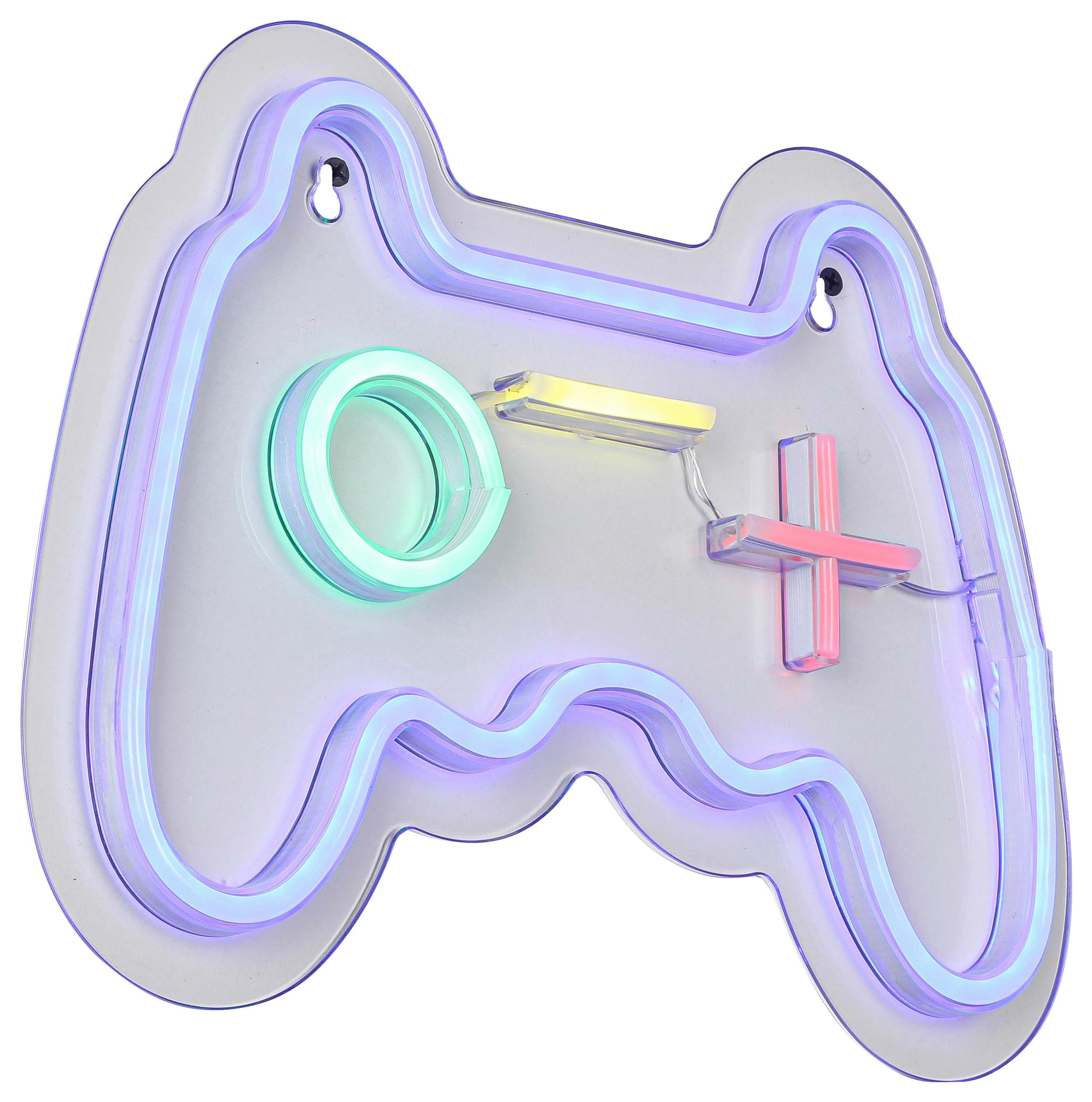 LED-DEKORATIONSLAMPA SPIELI - vit/transparent, Modern, plast (30/22/1,3cm) - Mömax
