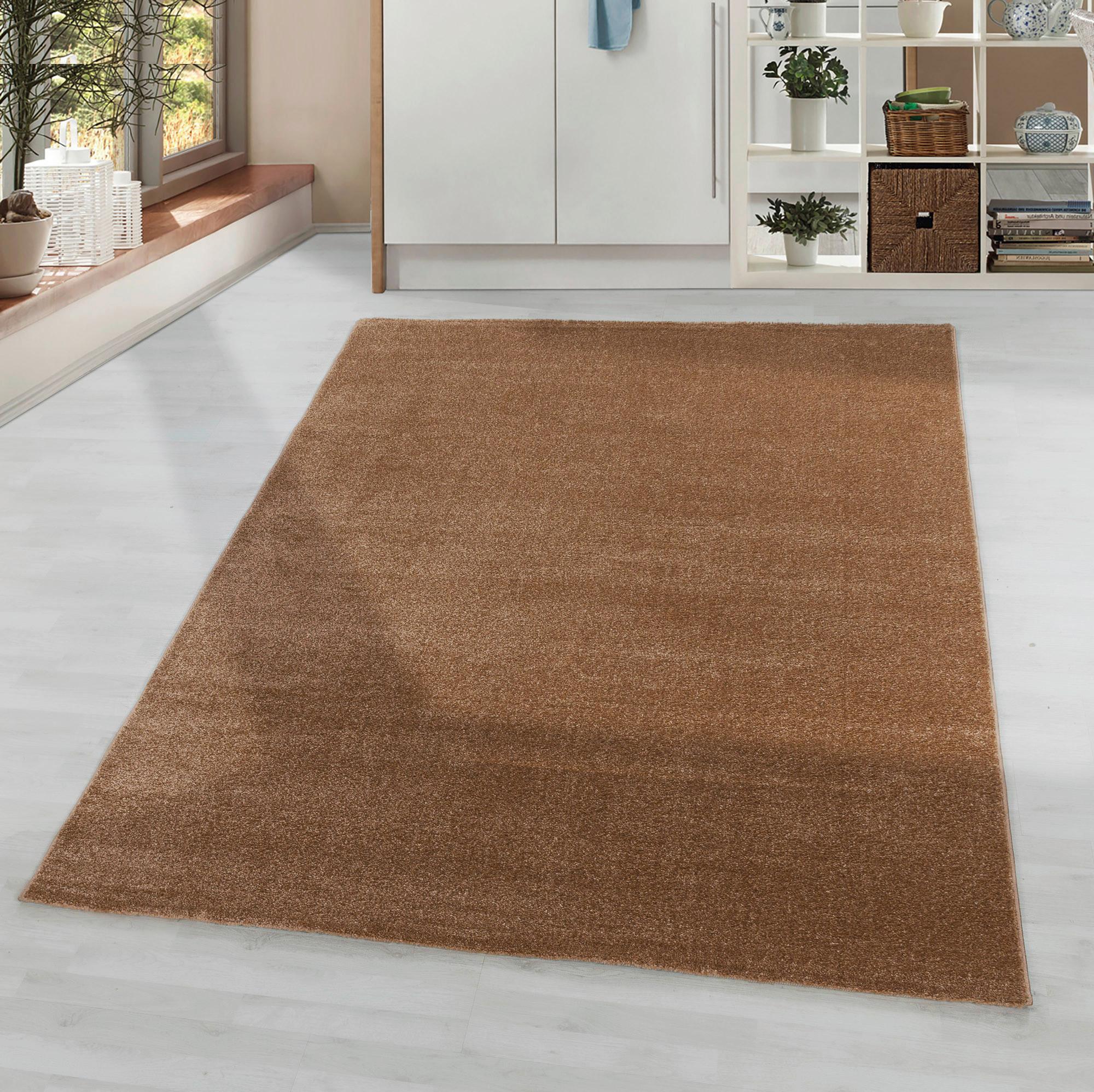 Läufer Rio Kupferfarben ca. 80x250cm - Kupferfarben, Basics, Textil (80/250cm)