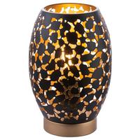 Namizna Svetilka Narri - zlate barve/črna, Basics, kovina (15/23cm) - Globo