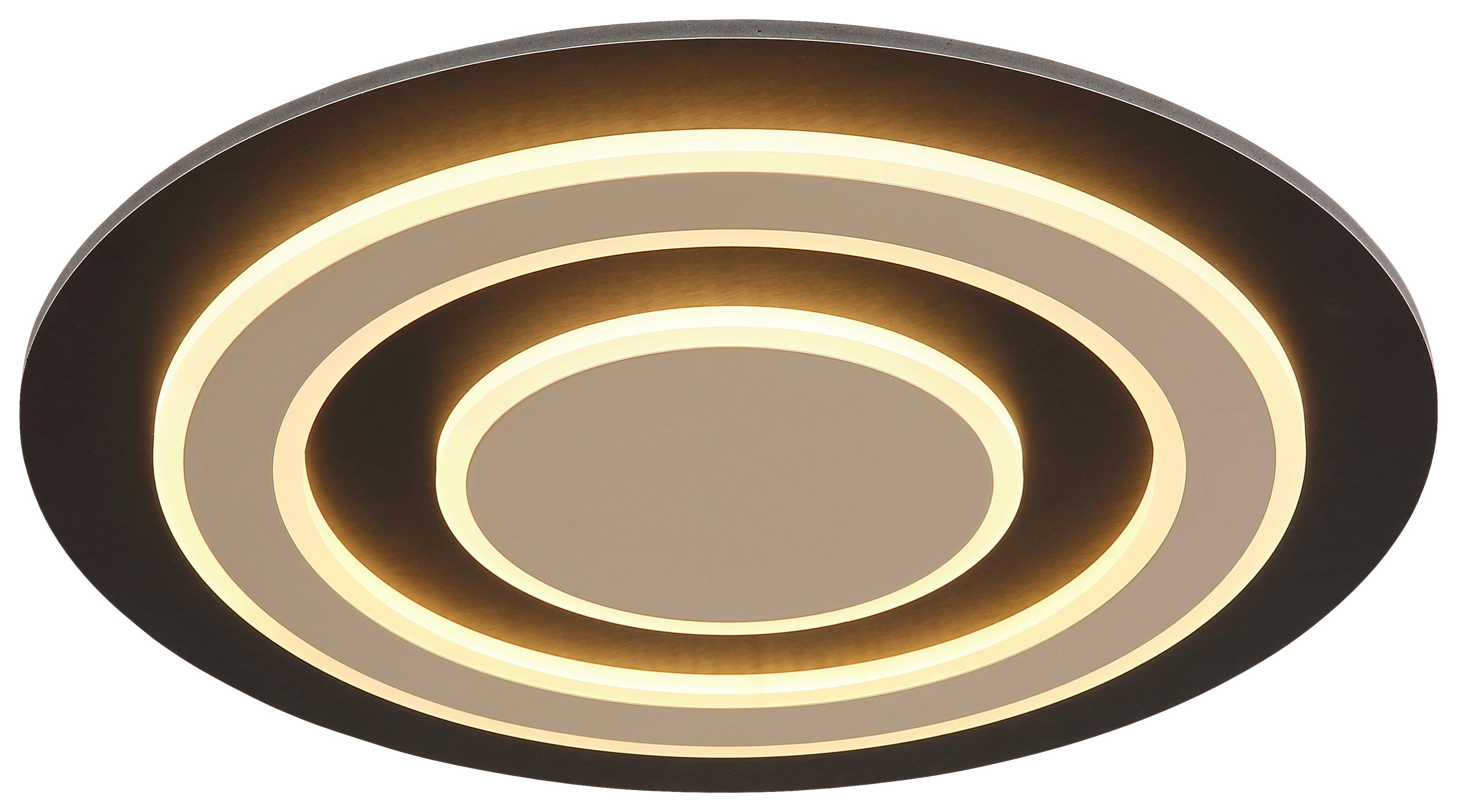 LAMPA SUFITOWA LYNN - czarny/opal, Design, tworzywo sztuczne/metal (48/5,2cm) - Novel