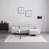 HÖRNSOFFA FILOU - ljusgrå, Modern, trä/textil (211/146cm) - Bessagi Home