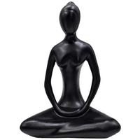 Objekt Dekorativni Lena I - crna, Moderno, prirodni materijali (14/19.5/8cm) - Mömax