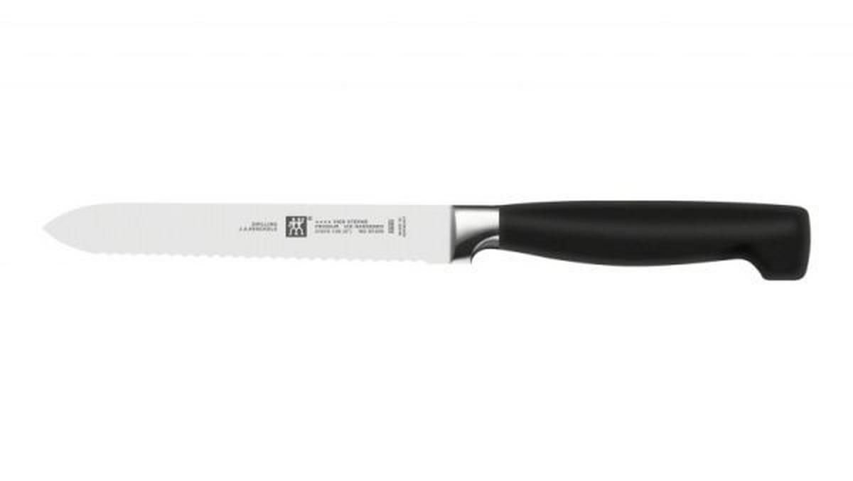 BLOK NA NOŻE 1002248/ 35068-003-0 - czarny/brązowy, Basics, metal/drewno - Zwilling