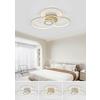 LED-TAKLAMPA SEHR - sandfärgad/champagne, Modern, metall/plast (74/77/11cm) - Mömax