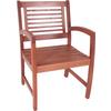 Gartenstuhl Madison Holz ca. 56x90 cm - Eukalyptusholzfarben, Basics, Holz (56/90/59cm) - Gardenson