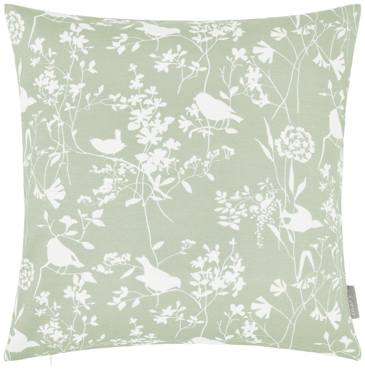 Kissenhülle Steffi in Grün ca. 40x40cm - Grün, Lifestyle, Textil (40/40cm) - Mary's