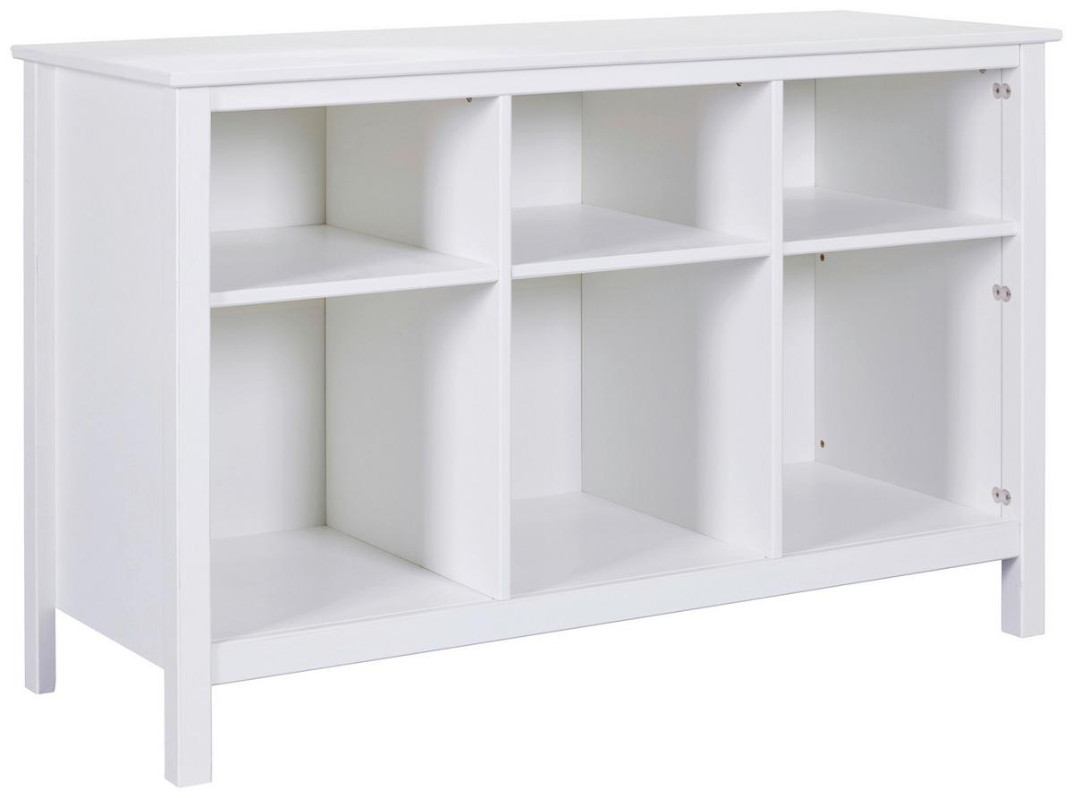 Regal Chilly Home ca. 122x76x45 cm - Weiß, Design, Holz (122/76/45cm) - Livetastic