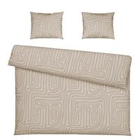 Bettwäscheset Liam Xxl - Beige, Modern, Textil (200/210cm) - Modern Living