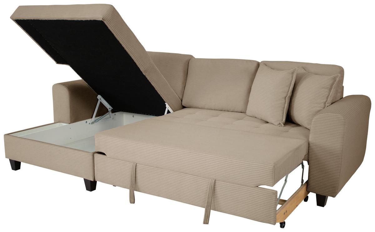 Coltar MORITZ - gri-maro, Trend, textil (155/265cm) - Modern Living