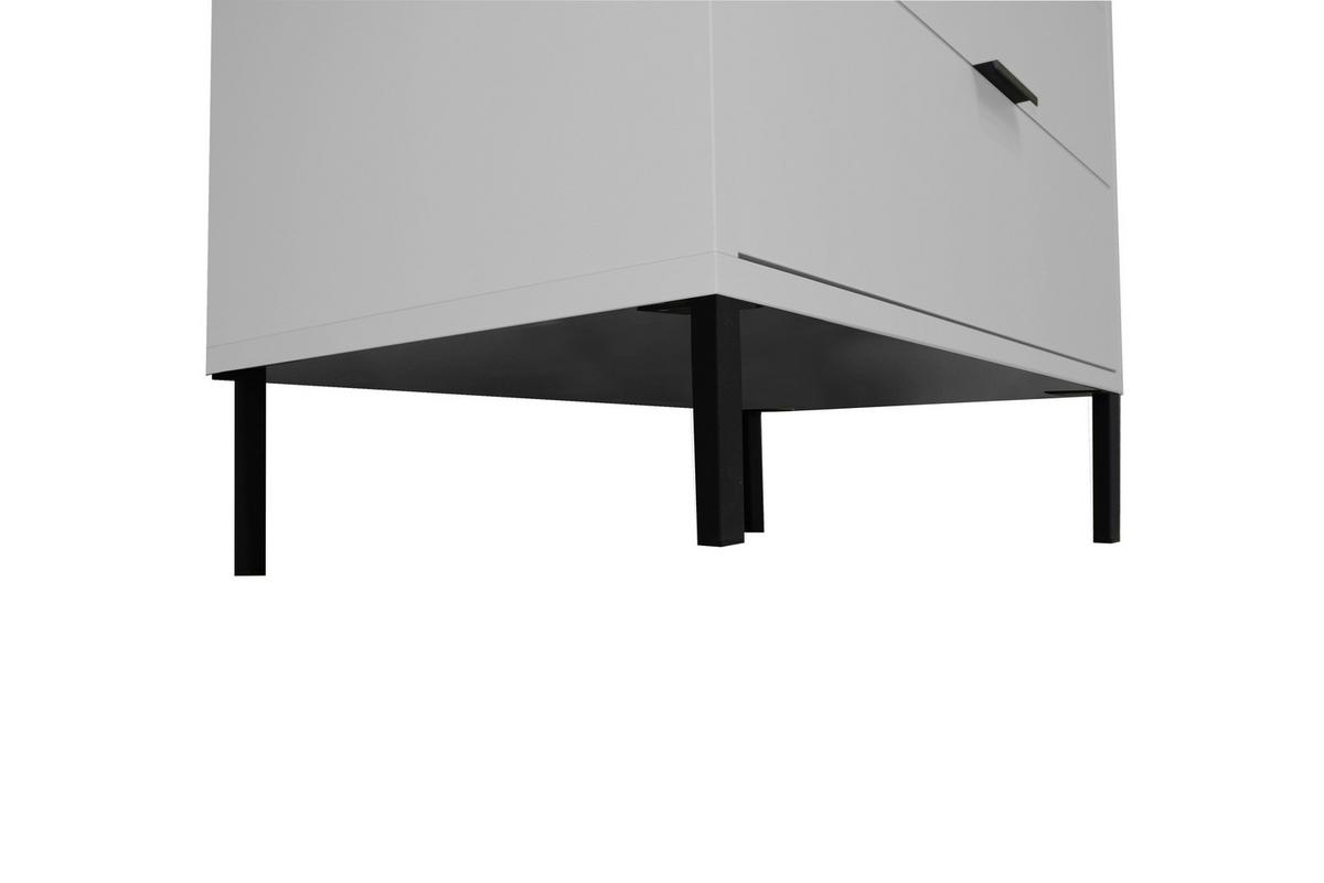 Kommode in Grau - Anthrazit/Grau, MODERN (119/87/45cm) - Premium Living