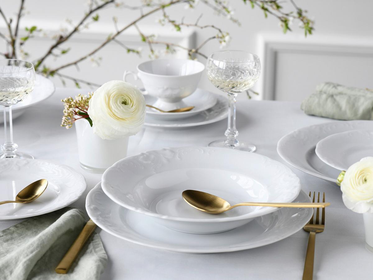 Kombinirani Servis Federike, 30-Delni - bela, Basics, keramika - Creatable