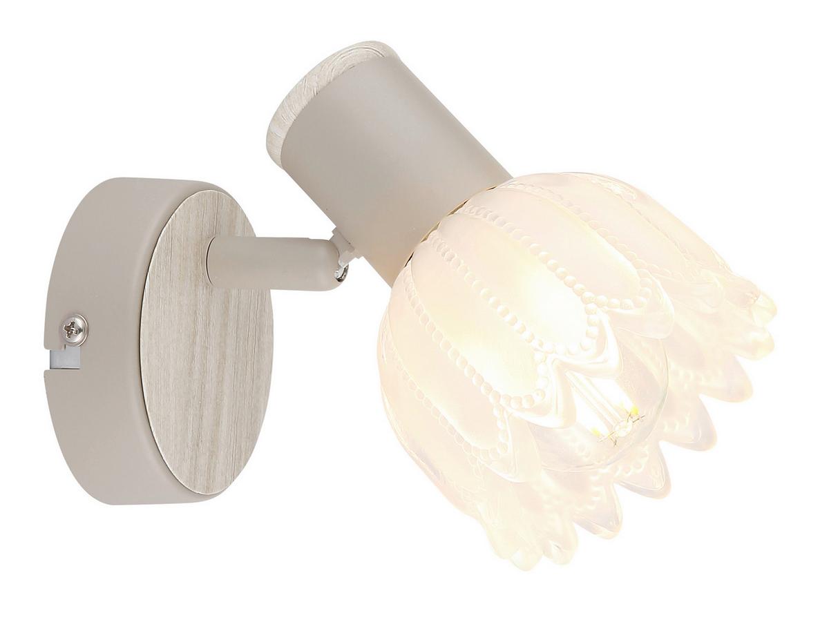 Reflektor Planta - boje pijeska, Konvencionalno, staklo/metal (9/12cm) - Globo