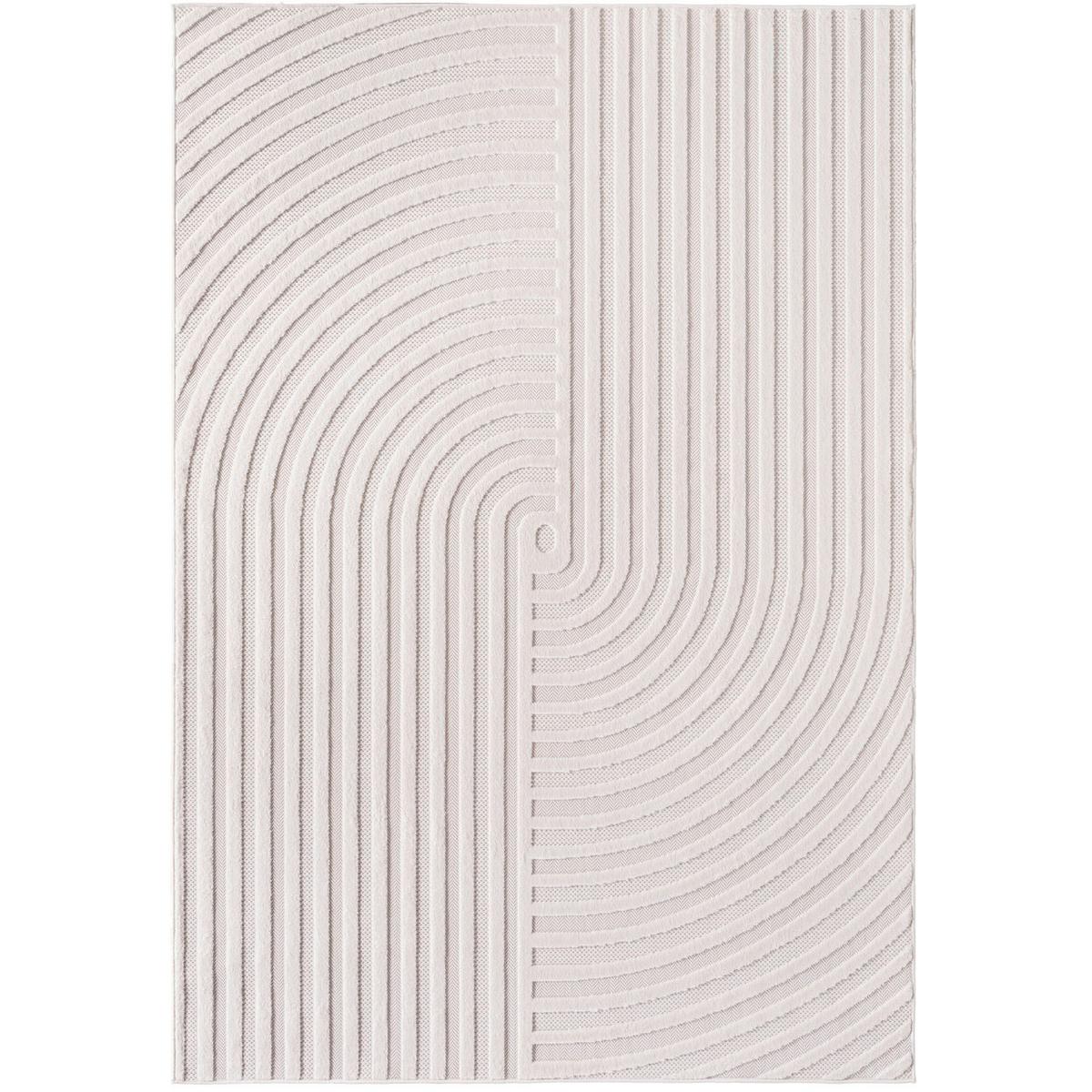 Ravno Tkana Preproga Doha, Krem, 140x200cm - krem barve, Basics, tekstil (140/200cm)