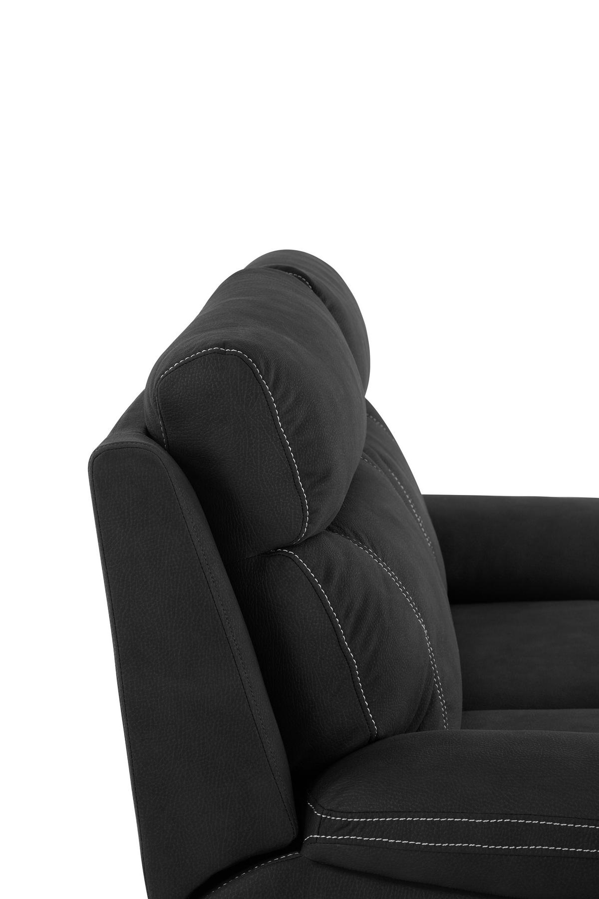 Dvosed Ember, Črna - črna, Basics, kovina/tekstil (178/103/96cm) - Livetastic