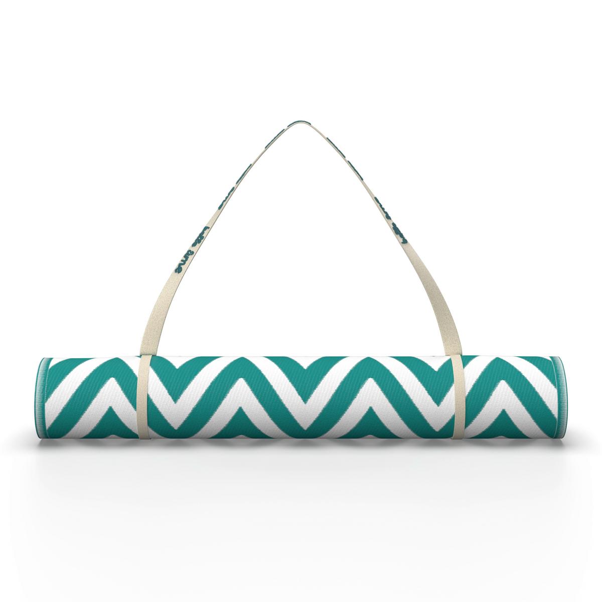 Strandmatte Riya Türkis ca. 70x170 cm - Türkis, MODERN, Kunststoff/Textil (70/170cm) - Bessagi Garden