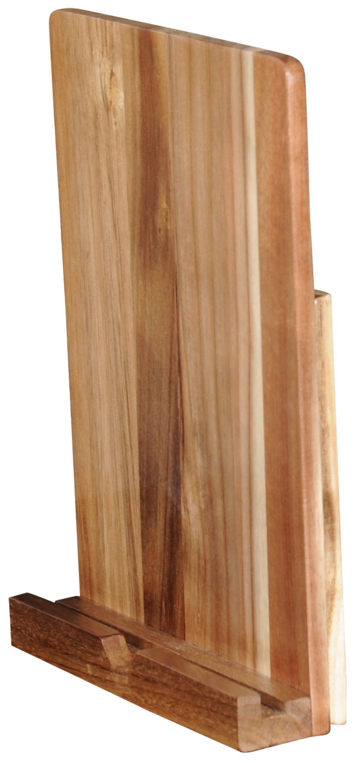 UCHWYT NA KSIĄŻKĘ KUCHARSKĄ 28015-26 - kolor akacjowy, Basics, drewno (18/23/19,2cm) - Homeware Profession.