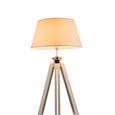 Stehleuchte Mareen max. 40 Watt - Weiß, MODERN, Holz/Textil (65/55/145cm) Stehleuchte Mareen max. 40 Watt - Weiß, MODERN, Holz/Textil (65/55/145cm)