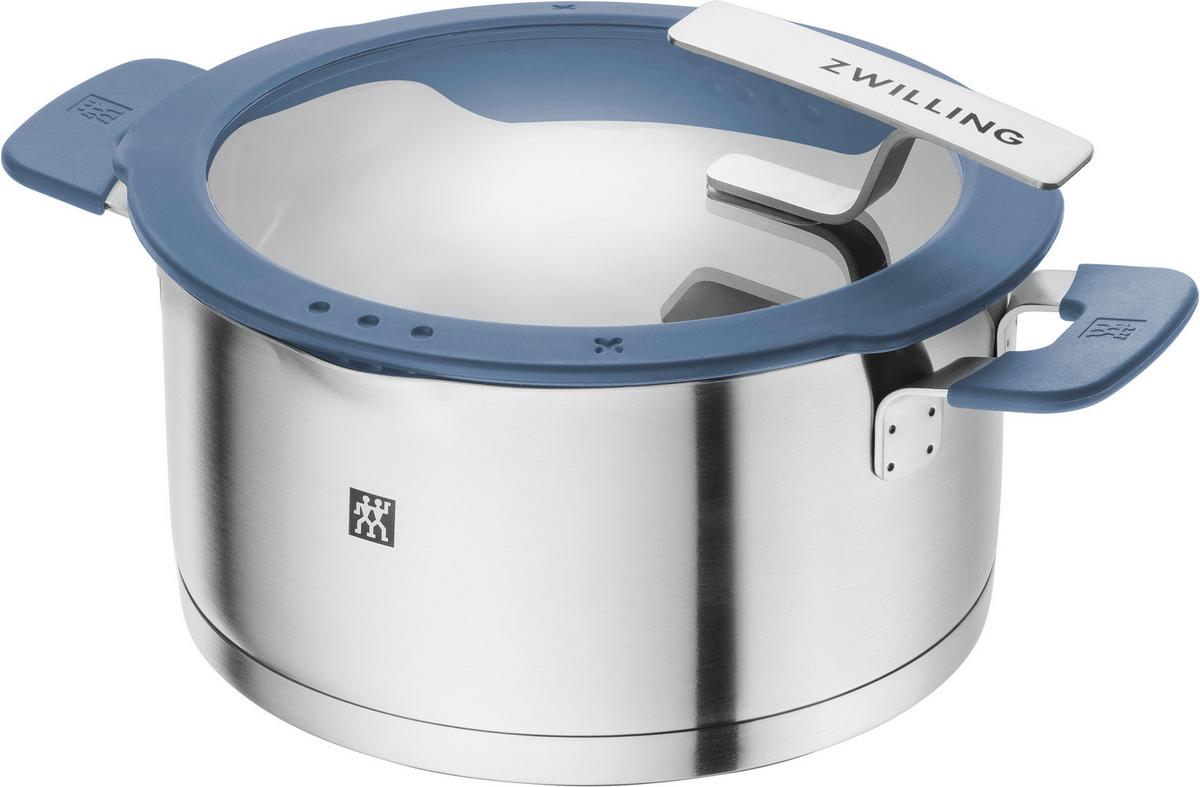 ZESTAW GARNKÓW 1029887 ZWILLING - pastelowy błękit, metal/szkło - Zwilling