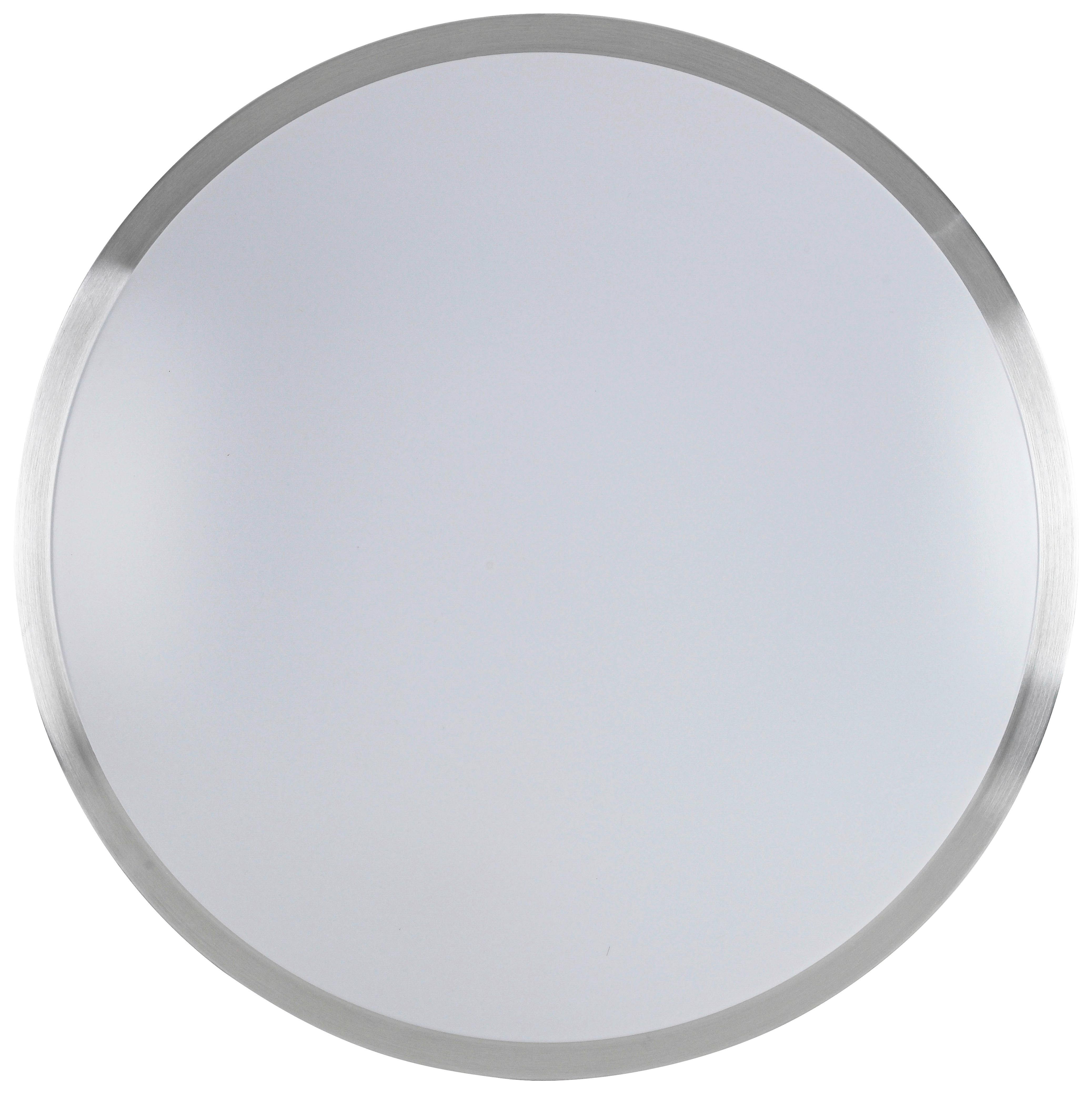 TAKLAMPA WINFRIED - vit/aluminiumfärg, Klassisk, metall/plast (50/9cm) - Mömax