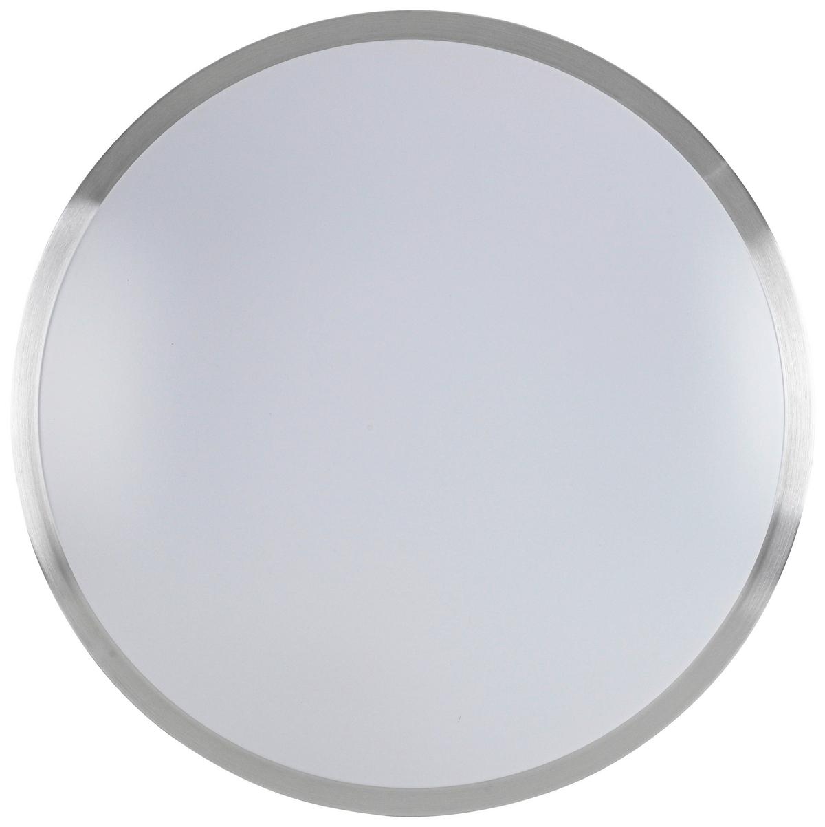 Stropna Svetilka Winfried - bela/barve aluminija, Konvencionalno, kovina/umetna masa (50/9cm) - Mömax