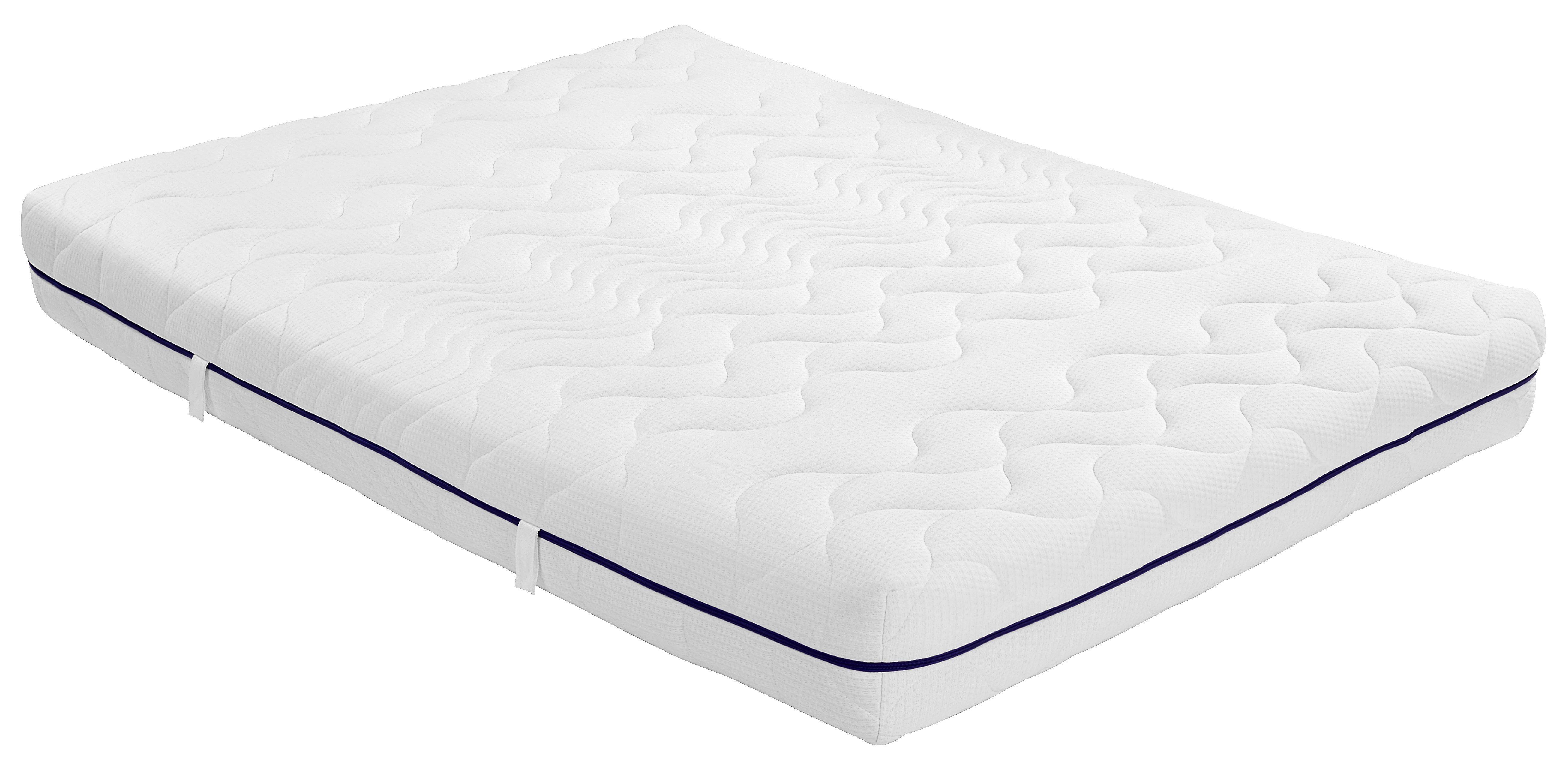 Saltea din spumă poliuretanică 140/200 Ergo-Duo - alb, textil (140/200cm) - Mömax