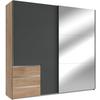 Ormar S Kliznim Vratima Level 36 A - boje grafita/boje hrasta, Moderno, drvni materijal (250/236/65cm) - Modern Living