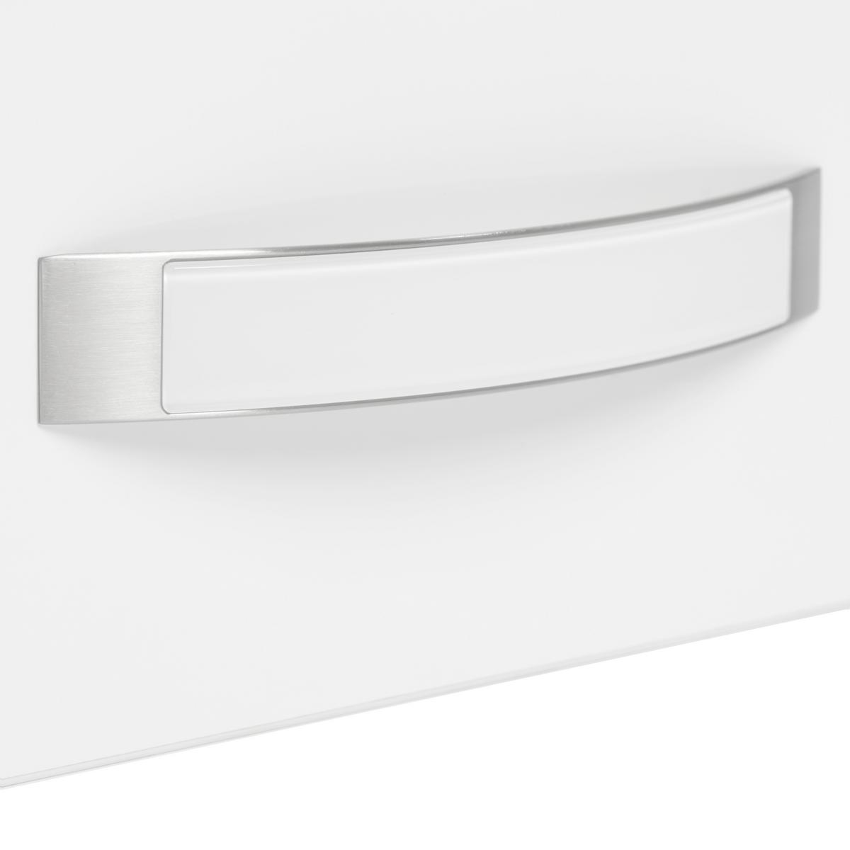 Vrata Ducato - bijela/bijela visoki sjaj, Moderno, drvni materijal/metal (56,6/70,1/1,8cm) - Premium Living