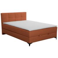 Box Krevet Freddie - boje hrđe/crna, Konvencionalno, tekstil/metal (140/200cm)