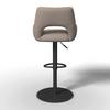 BARPALL TAMI - svart/cremefärgad, Modern, metall/trä (46/107/51cm) - Bessagi Home