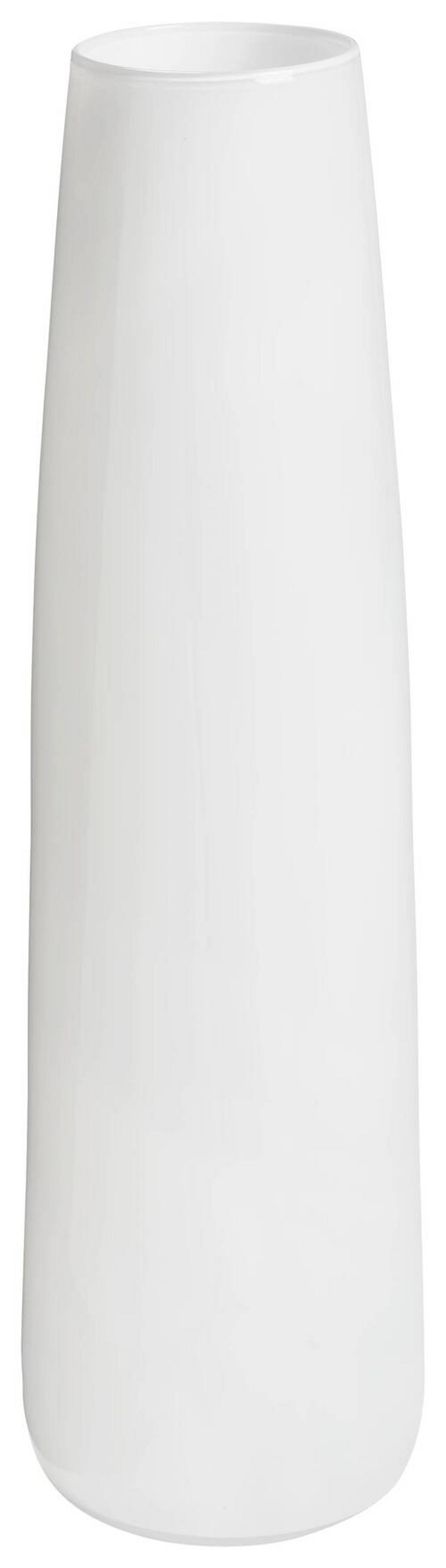 Vază Jenny - alb, sticlă (70cm) - Modern Living