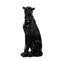Dekopanther Poly Schwarz Hochglanz - Schwarz Hochglanz, Basics, Kunststoff (23/60/28cm)