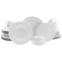 Kombinált Étkészlet Fleur Royal - krémszínű, Basics, kerámia - Creatable