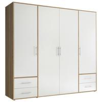 Ormar S Klasičnim Vratima Valencia - bijela/boje aluminija, Moderno, drvni materijal/plastika (206/195/60cm) - MID.YOU