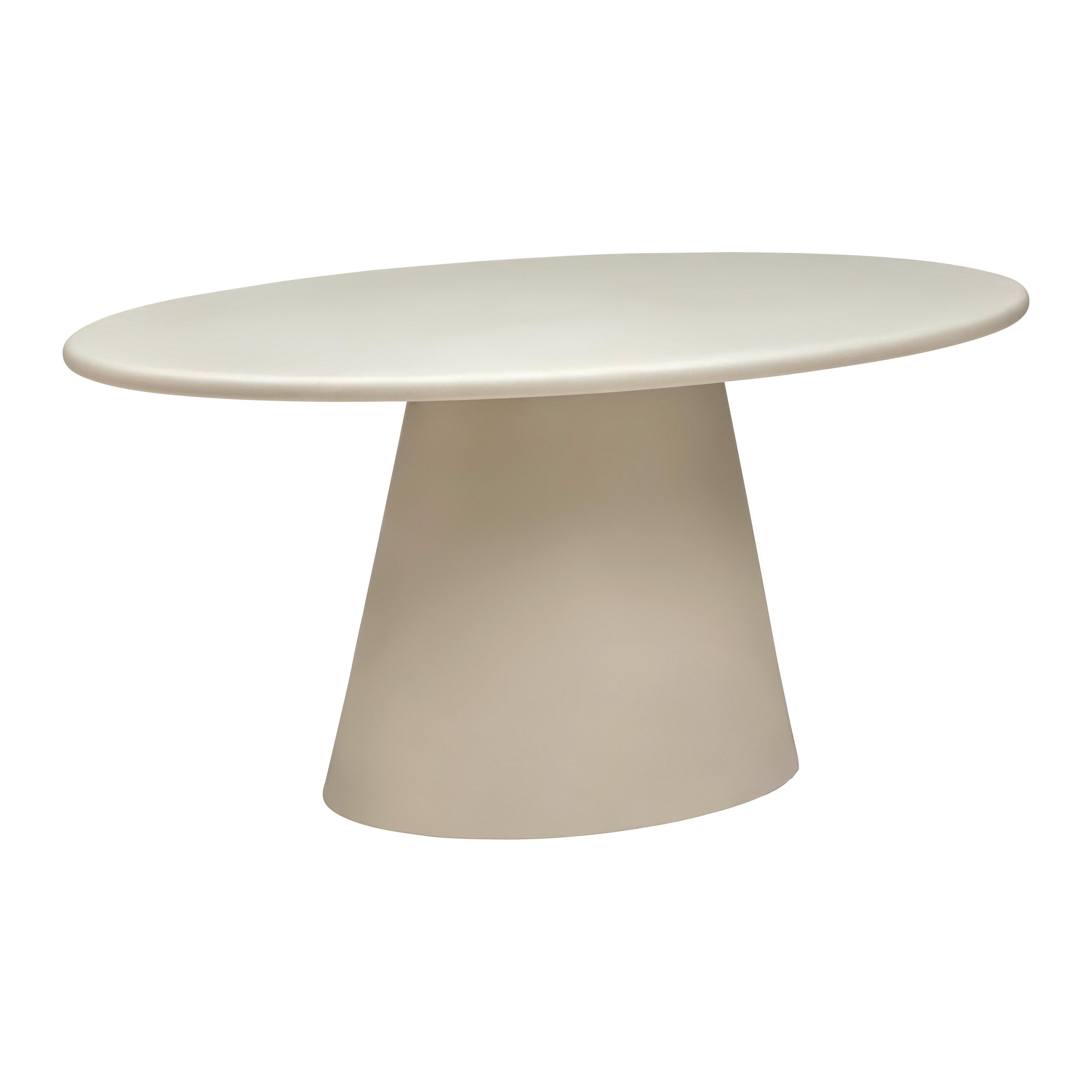 Esstisch Elton Mikrozement Hellgrau - Hellgrau, MODERN, Holzwerkstoff/Stein (160/75/90cm) - Premium Living