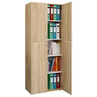 Aktenschrank Lona Eichefarben - Eichefarben, KONVENTIONELL, Holzwerkstoff (70/182/37cm) - MID.YOU
