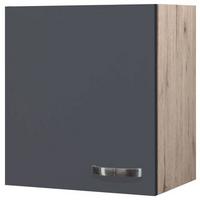 Corp superior de bucătărie SHADOW   H50 - gri închis/stejar San Remo, Modern, material pe bază de lemn (50/54/32cm)
