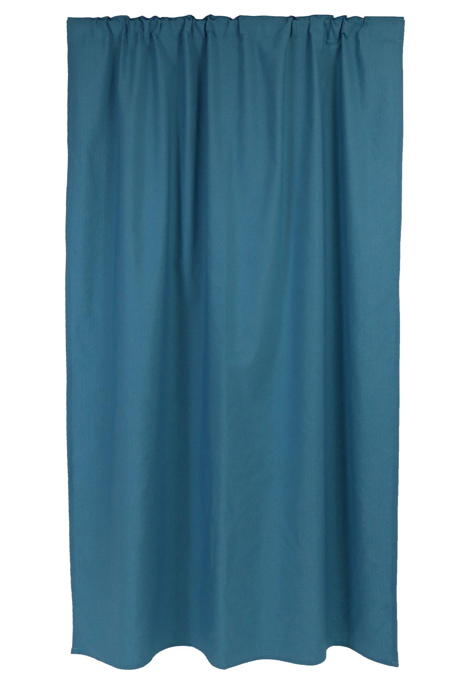 Draperie gata confecționată Emoțion - albastru, textil (140/240cm)