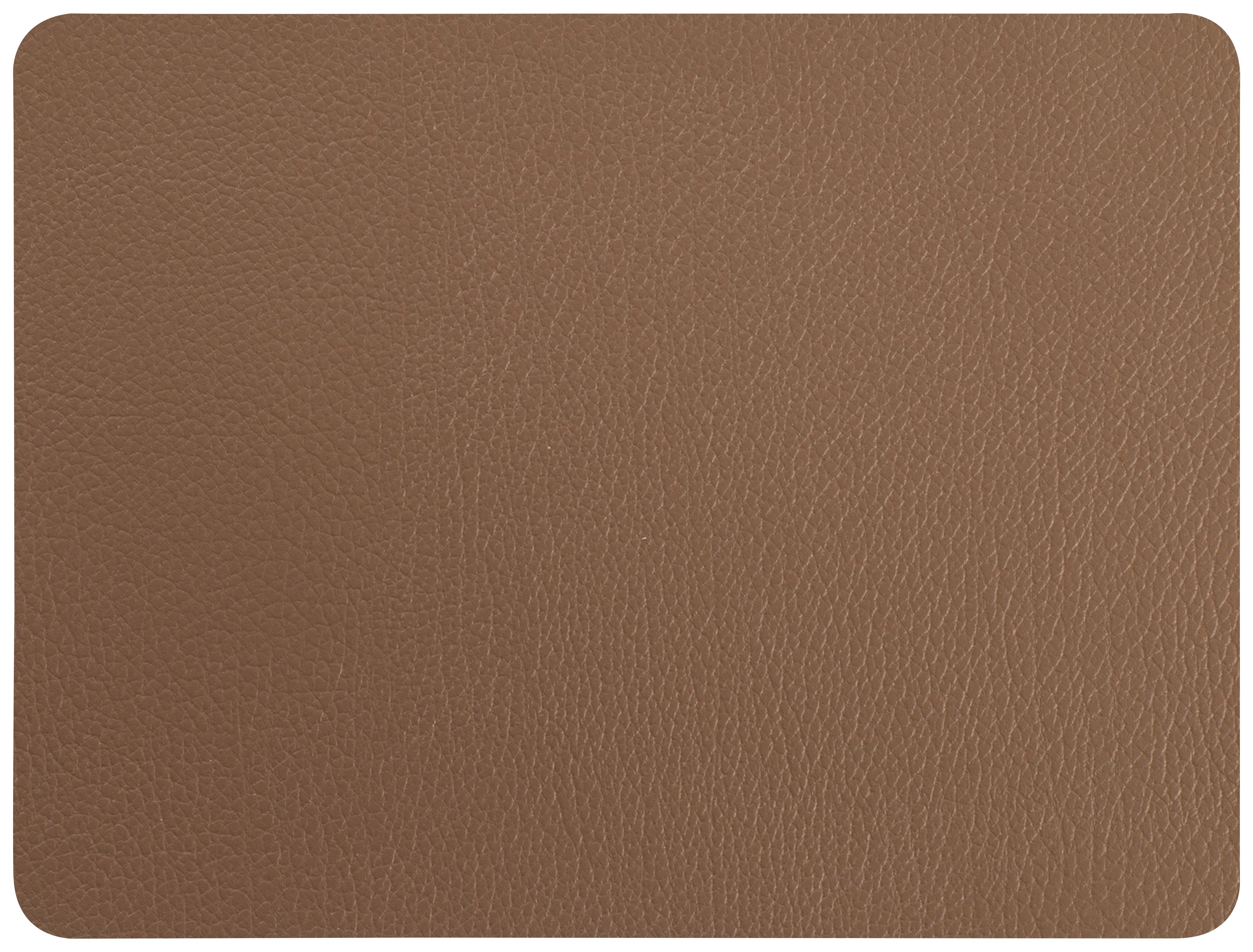 Étkezőalátét Jette - barna, bőr (33/42cm) - Premium Living