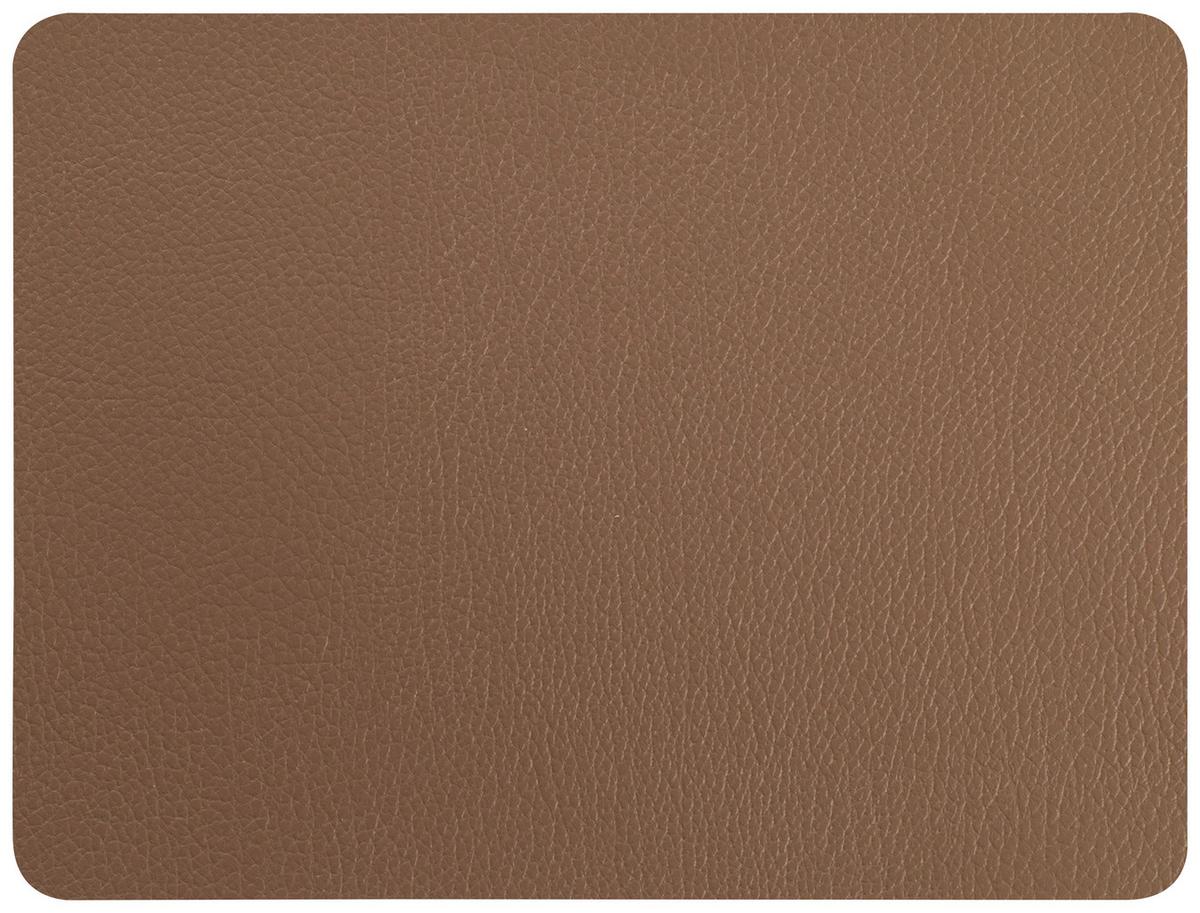 Étkezőalátét Jette - barna, bőr (33/42cm) - Premium Living