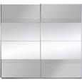 Omara Z Drsnimi Vrati Koblenz - siva/bela, Konvencionalno, leseni material (226/210/62cm) - Premium Living Omara Z Drsnimi Vrati Koblenz - siva/bela, Konvencionalno, leseni material (226/210/62cm) - Premium Living