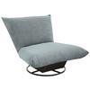 Relaxsessel Cremona Hellblau - Schwarz/Hellblau, Design, Textil/Metall (100/78/96cm) - Livetastic